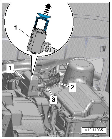 Removing gearbox, Golf 2013 ►, Golf Estate 2014 ►, Golf SV 2015 ►, vehicles with petrol engine 