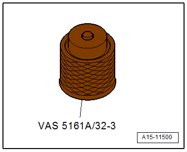 Removing and installing valve stem seals (cylinder head removed)
