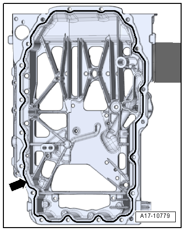 Removing and installing upper part of sump