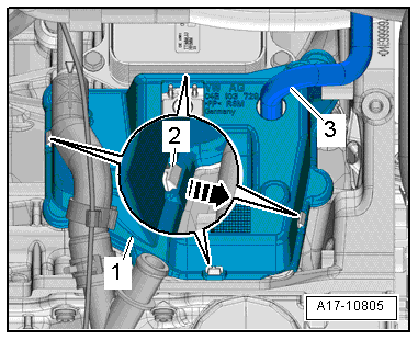 Removing and installing oil separator