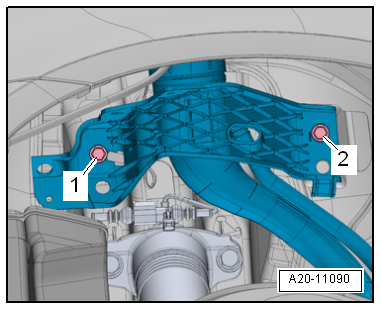 Removing and installing fuel tank, vehicles with multi-link rear suspension and fuel tank leakage diagnosis function