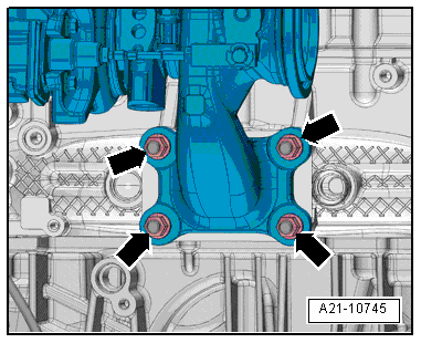 Removing and installing turbocharger