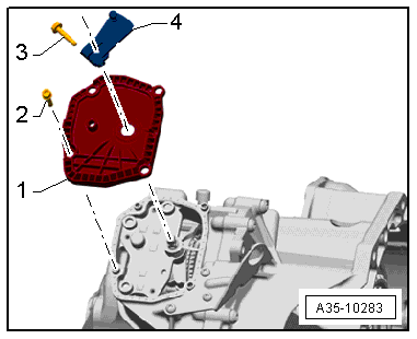 Removing and installing parking lock