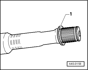 Dismantling and assembling drive shaft, constant velocity joint VL100
