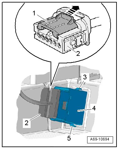 Removing and installing key-operated switch to deactivate front passenger airbag