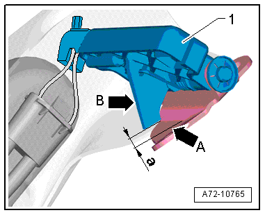 Adjusting Bowden cable for backrest release mechanism