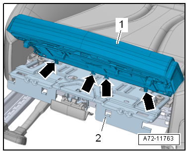 Removing and installing seat depth adjustment