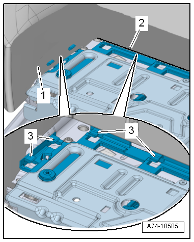 Removing and installing seat depth adjustment
