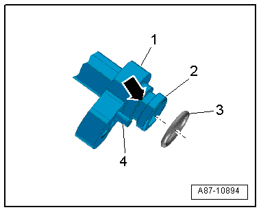 Removing and installing heat exchanger for high-voltage battery