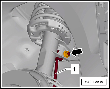 Removing and installing coupling rod