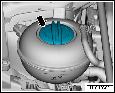 Checking cooling system for leaks