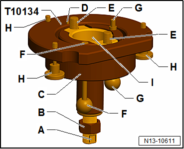 Removing and installing sealing flange on gearbox side