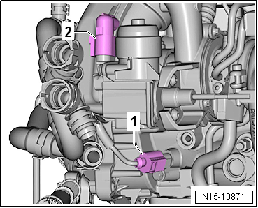 Removing and installing cylinder head