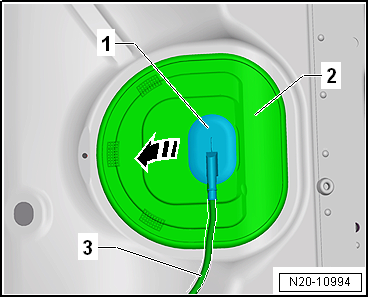 Checking fuel delivery rate, engine code CWVA