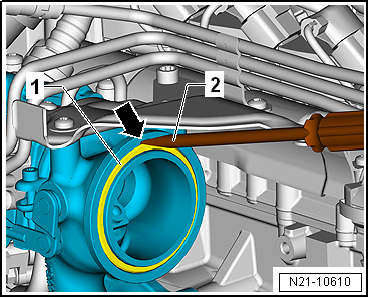 Removing and installing catalytic converter
