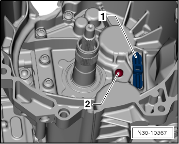 Removing and installing clutch engagement