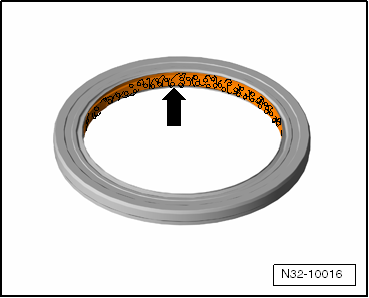Renewing right oil seal