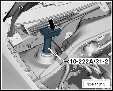 Removing gearbox, Golf 2013 ►, Golf Estate 2014 ►, vehicles with diesel engine