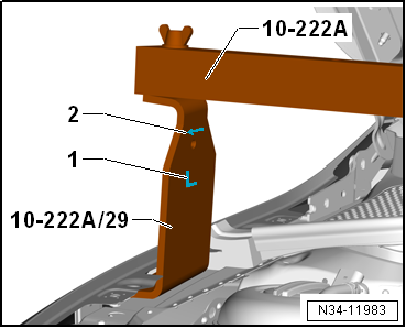 Removing gearbox, Golf 2013 ►, Golf Estate 2014 ►, Golf SV 2015 ►, vehicles with petrol engine 