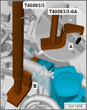 Removing gearbox, Golf 2013 ►, Golf Estate 2014 ►, Golf SV 2015 ►, vehicles with petrol engine 