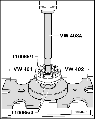 Dismantling and assembling drive shaft, constant velocity joint VL100