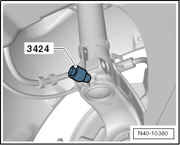 Removing and installing wheel bearing housing