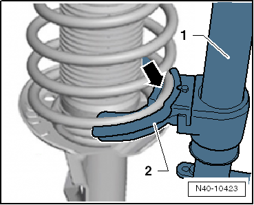 Repairing suspension strut
