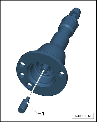 Removing and installing drive shaft