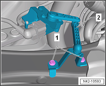 Removing and installing lower transverse link