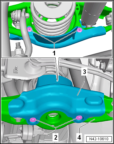 Removing and installing coupling rod