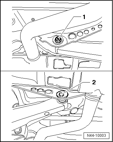 Removing and installing lower transverse link