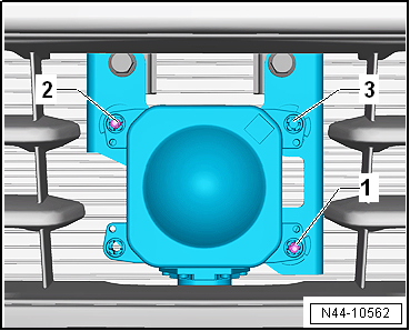 Calibrating adaptive cruise control (ACC), except for e-Golf