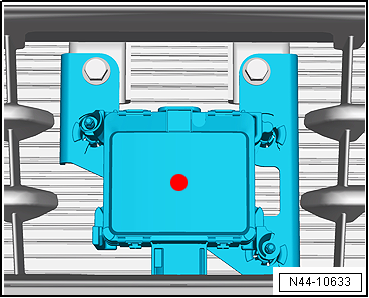 Calibrating adaptive cruise control (ACC), except for e-Golf