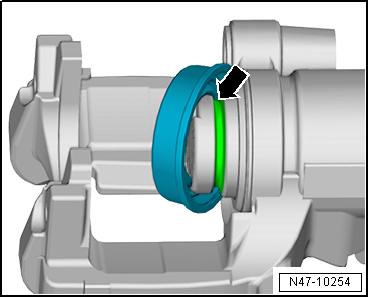 Removing and installing protective cap