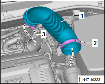 Removing and installing vacuum sender -G608