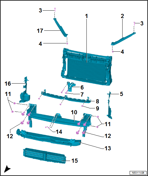 Assembly overview - lock carrier