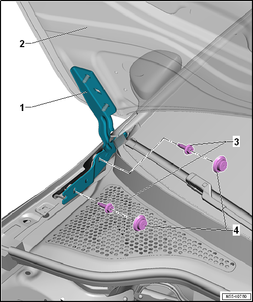 Removing and installing hinges