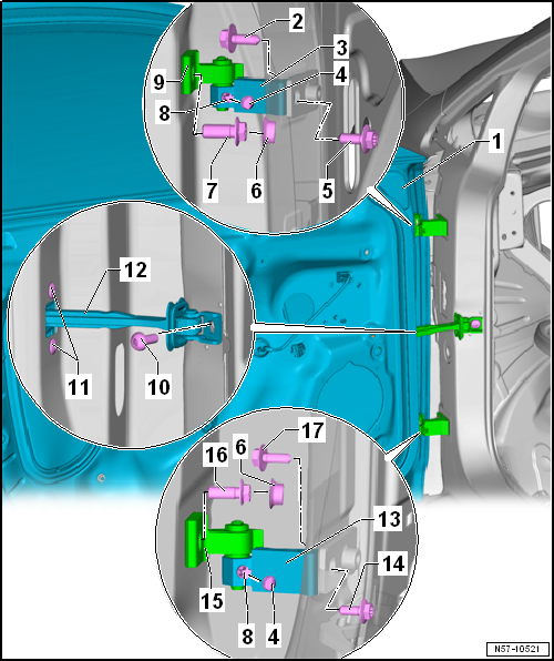 Assembly overview - door