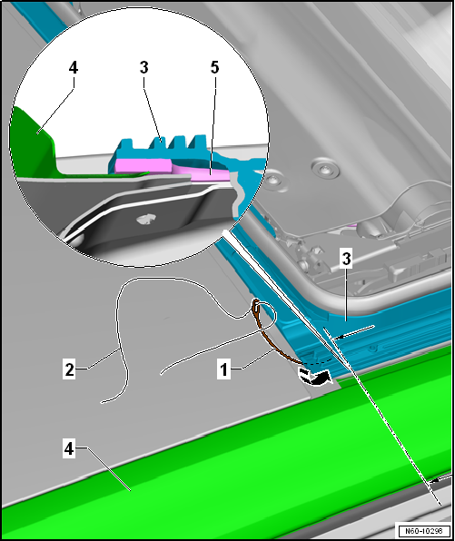 Removing and installing sliding sunroof frame