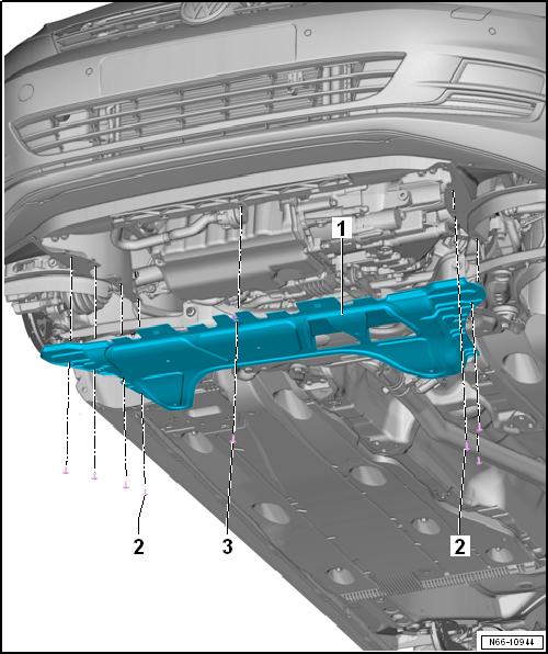 Assembly overview - short noise insulation