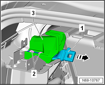 Removing and installing bracket for net partition