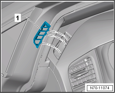 Removing and installing side defroster vent