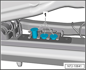 Adjusting Bowden cable A for entry assistance