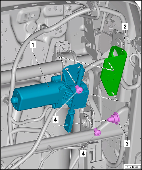 Assembly overview - seat pan