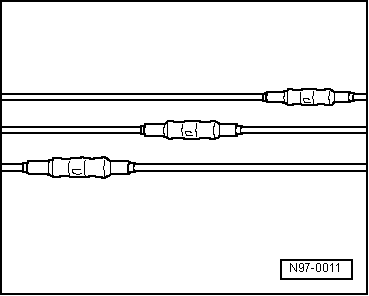 Wiring open circuit with one repair position