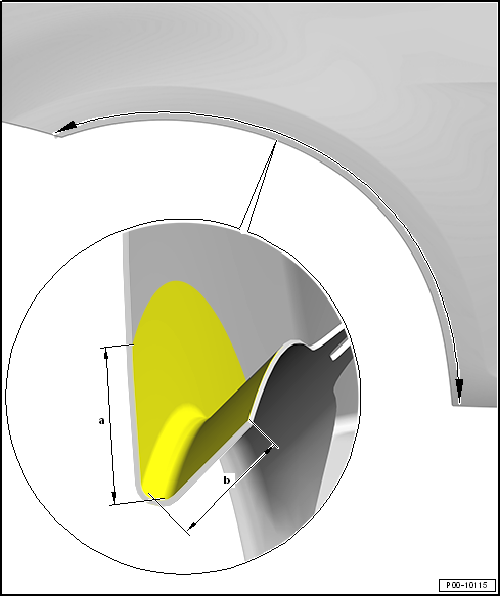 Corrosion protection measures for wing surface in contact with wheel housing liner