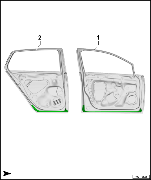 Cavity sealing, body at front and centre