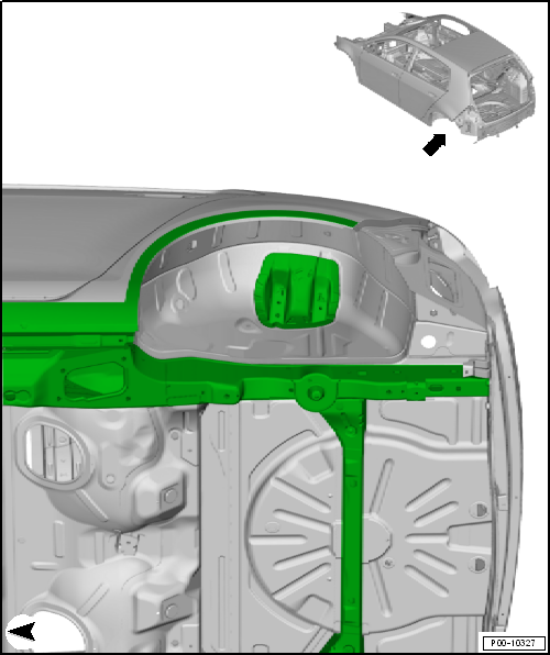 Cavity sealing, rear body