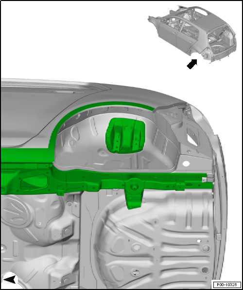 Cavity sealing, rear body
