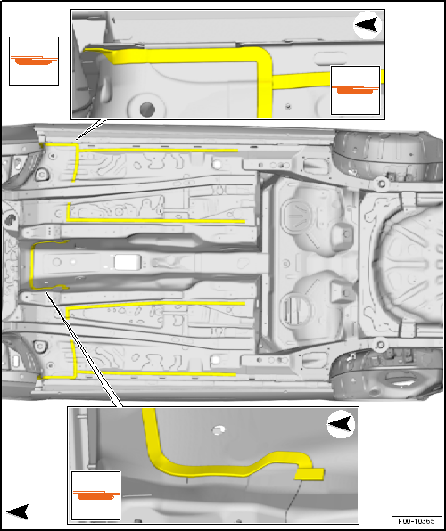 Seam seals, middle body